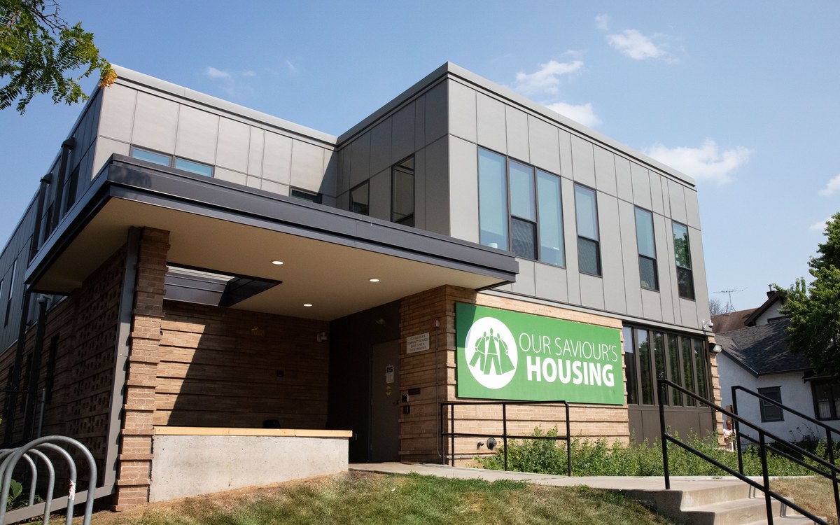 Our Saviour's Housing seen from Chicago Avenue