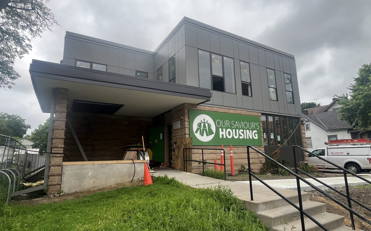 The renovated Our Saviour's Housing emergency shelter