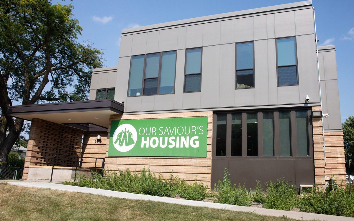 Our Saviour's Housing seen from Chicago Avenue
